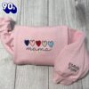 Custom Mama Embroidered Sweatshirt Gift Christmas