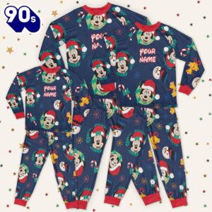 Custom Mickey Friends Pajamas Set - Family Disneyland Matching Pajamas Set