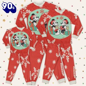 Custom Mickey Minnie Pajamas Set - Family Disneyland Matching Pajamas Set