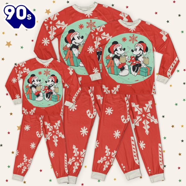 Custom Mickey Minnie Pajamas Set – Family Disneyland Matching Pajamas Set