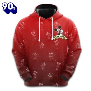 Custom Mickey Mouse Hoodie And Leggings Set