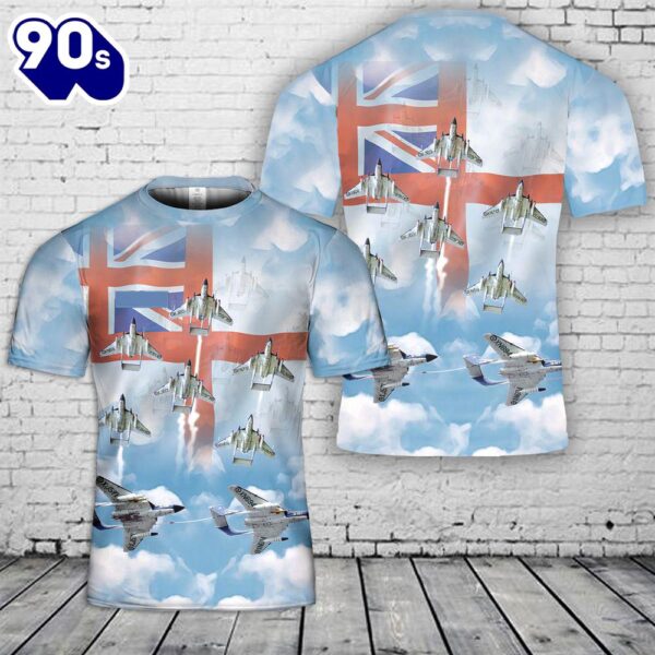 Custom Name British Royal Navy’s Fleet Air Arm Simon’s Sircus Aerobatics display team T-Shirt 3D