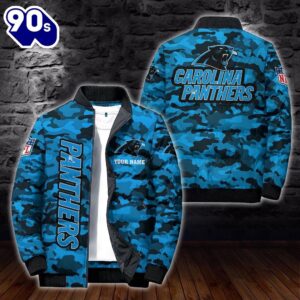 Custom Name Camo Carolina Panthers…