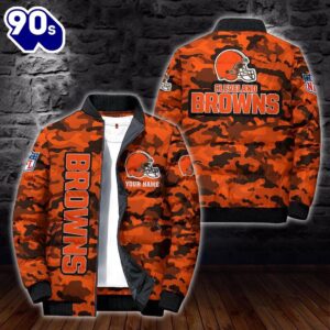 Custom Name Camo Cleveland Browns…