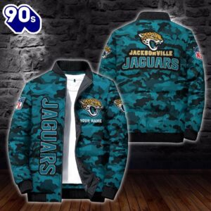 Custom Name Camo Jacksonville Jaguars…