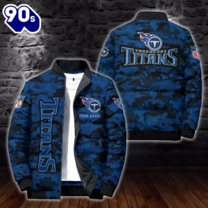 Custom Name Camo Tennessee Titans…