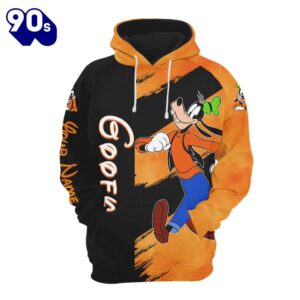 Custom Name Goofy Pattern Hoodie And Leggings Set