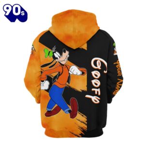 Custom Name Goofy Pattern Hoodie And Leggings Set