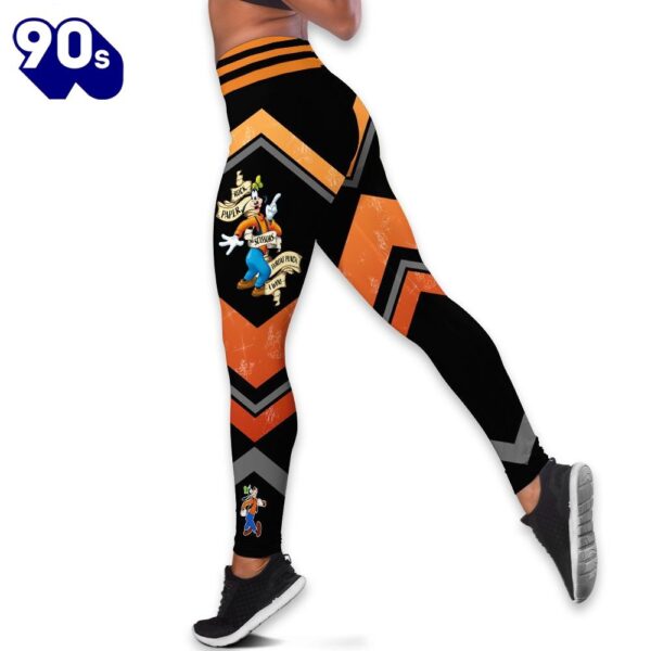 Custom Name Goofy Rock Paper Hoodie And Leggings Set