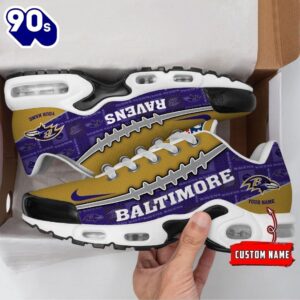 Custom Name NFL Baltimore Ravens…