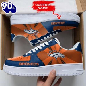 Custom Name NFL Denver Broncos…