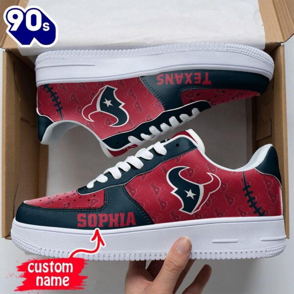 Custom Name NFL Houston Texans Air Force 1