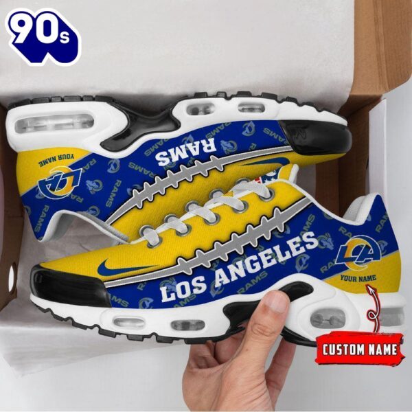 Custom Name NFL Los Angeles Rams NK TN Shoes