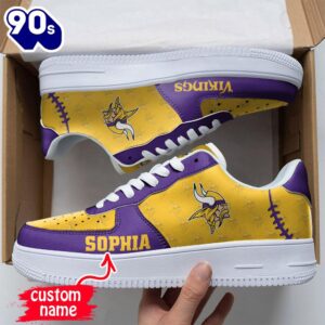 Custom Name NFL Minnesota Vikings…