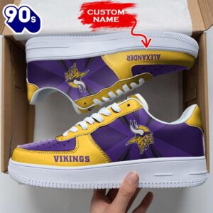 Custom Name NFL Minnesota Vikings…