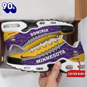 Custom Name NFL Minnesota Vikings…