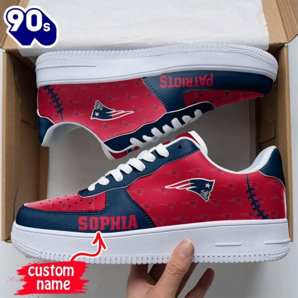 Custom Name NFL New England Patriots Air Force 1