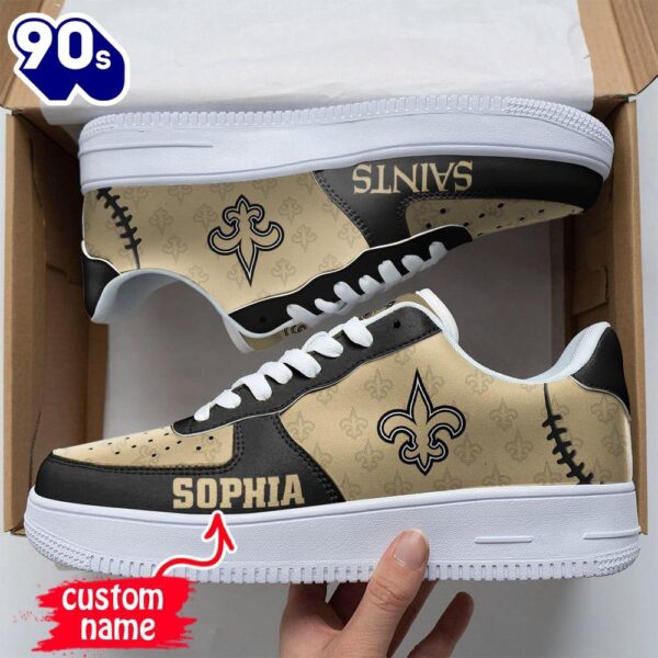 Custom Name NFL New Orleans Saints Air Force 1