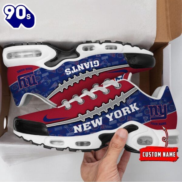 Custom Name NFL New York Giants NK TN Shoes