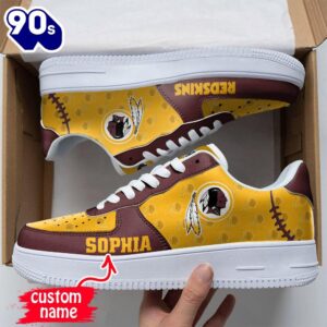 Custom Name NFL Washington Redskins…