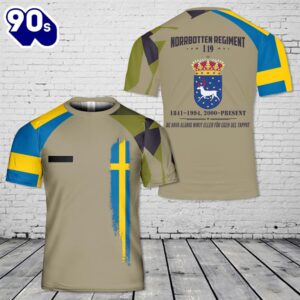 Custom Name Swedish Army Norrbotten…