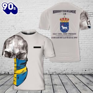 Custom Name Swedish Army Norrbotten…