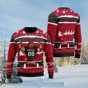 Custom Name Tampa Bay Buccaneers Football Ugly Christmas Sweater