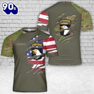 Custom Name US Army 101st…