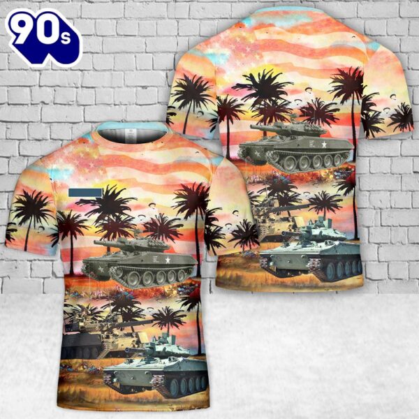 Custom Name US Army M551 Sheridan T-Shirt 3D