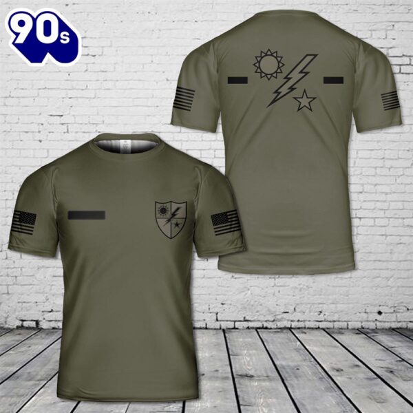 Custom Name US Army Ranger – 1st Battalion, 75th Infantry Regiment T-Shirt 3D