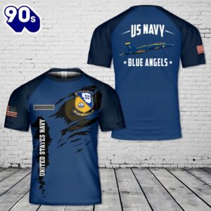 Custom Name US Navy Blue…