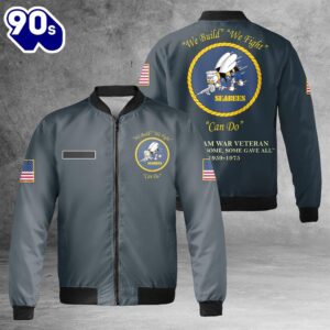 Custom Name US NAVY Seabees…