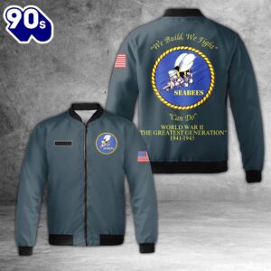 Custom Name US NAVY Seabees…