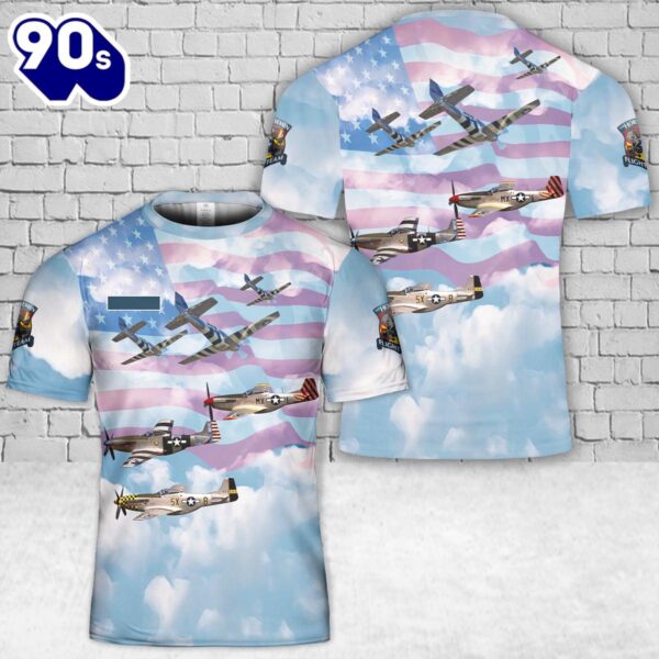 Custom Name US The Horsemen Aerobatic Team T-Shirt 3D , Veteran Shirt