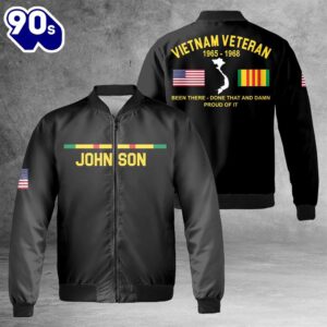 Custom Name Vietnam Veteran AOP…