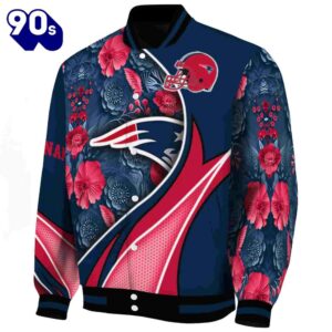 Custom New England Patriots Floral…