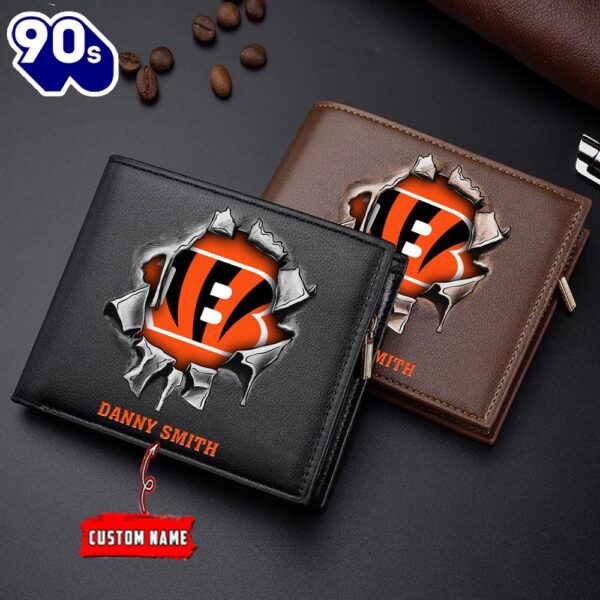 Custom NFL Cincinnati Bengals Wallet Gift For Fans Men