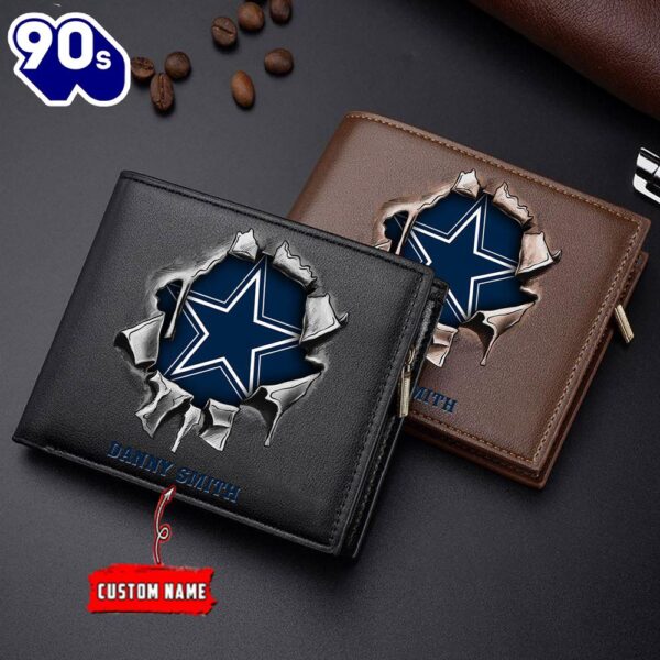 Custom NFL Dallas Cowboys Wallet Gift For Fans Men