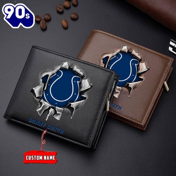 Custom NFL Indianapolis Colts Wallet Gift For Fans Men