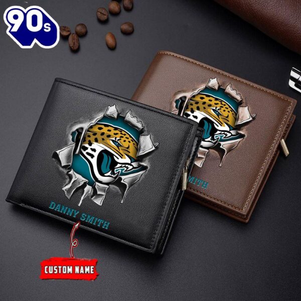 Custom NFL Jacksonville Jaguars Wallet Gift For Fans Men