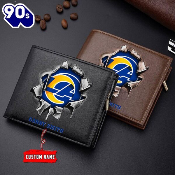 Custom NFL Los Angeles Rams Wallet Gift For Fans Men