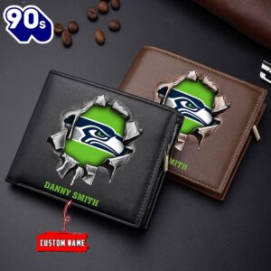 Custom NFL Seattle seahawks Wallet…