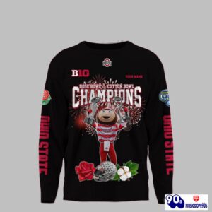 Custom Ohio State Rose Bow and Cotton Bowl Champions Hoodie