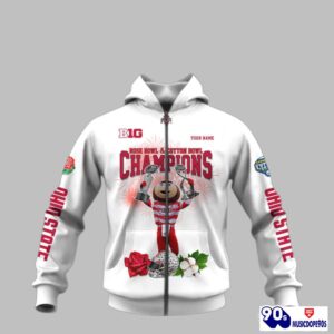 Custom Ohio State Rose Bow and Cotton Bowl Champions Sweatshirt