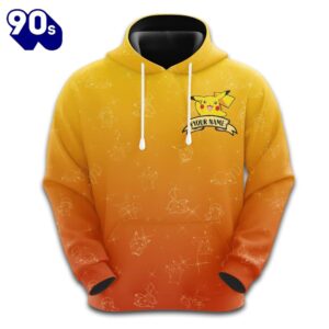 Custom Pikachu Themed Hoodie And Leggings Set