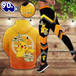 Custom Pikachu Themed Hoodie And…