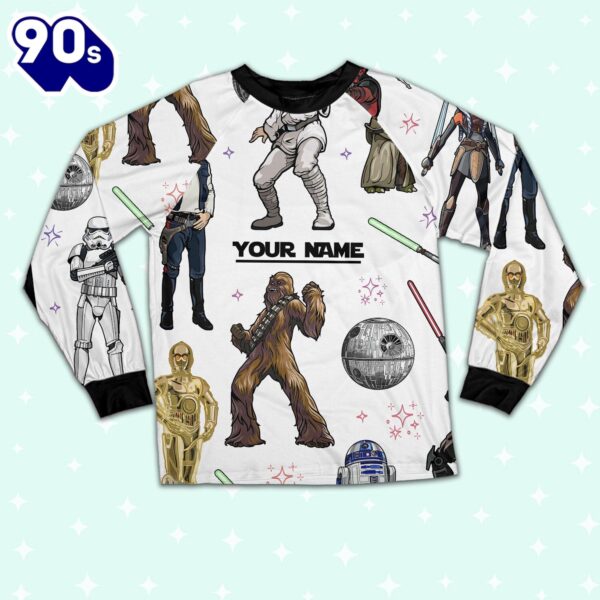 Custom Star Wars Characters Colorful Pajamas – Family Disneyland Matching Pajamas Set