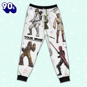 Custom Star Wars Characters Colorful Pajamas - Family Disneyland Matching Pajamas Set