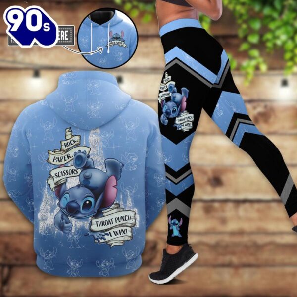 Custom Stitch Themed Hoodie And Leggings Set