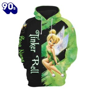 Custom Tinker Bell Hoodie And Leggings Set